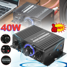 40W Digital Power Amplifier Stereo HiFi Audio 2CH Car Home Remote 2024