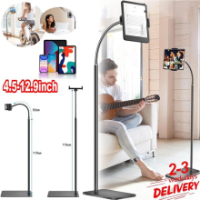 Universal 360 Adjustable Floor Stand Holder for Tablet iPad iPhone 4.5-12.9inch