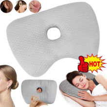 Pillow with Ear Hole for Ear Pain Relief for Side Sleepers Ear Piercing Cushion