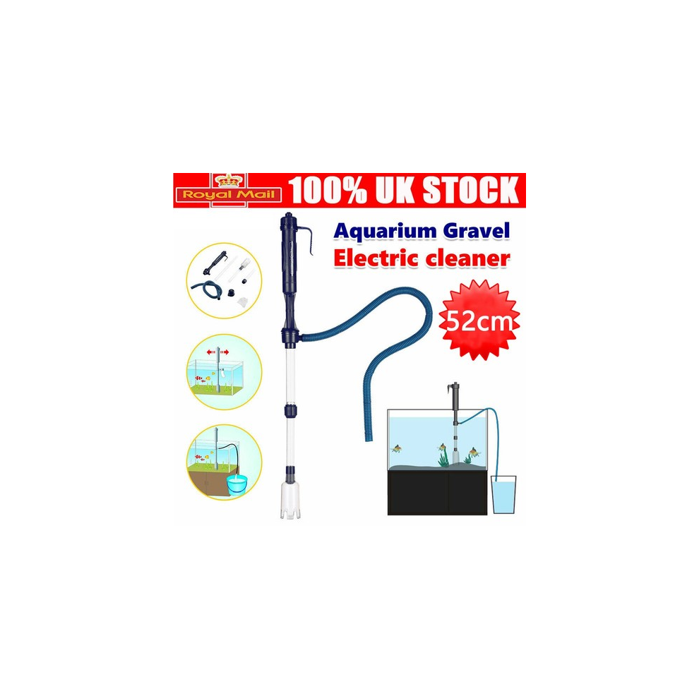 Edit Filter Menu Options Electric Aquarium Gravel Sand Fish Tank Vacuum Cleaner Pump Water ...