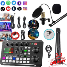 Podcast Equipments Bundle Condenser BM-800 Microphone Studio Recording Kit Live