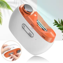 Electric Nail Clippers Automatic LED Light Trimmer Toe Cutter USB Rechargeable