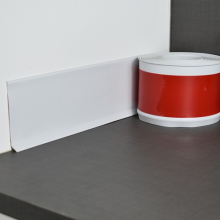 PVC FLEXIBLE SKIRTING BOARD - SELF-ADHESIVE - 6METER LENGTH