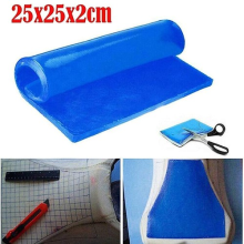 UK Motorcycle Seat Gel Pad Cushion DIY Soft Shock Absorption Mat Cover 25*25*2CM