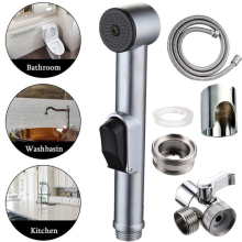 Muslim Shattaf Sprayer Kit Handheld Hose Spray Toilet Douche Bidet Shower Head