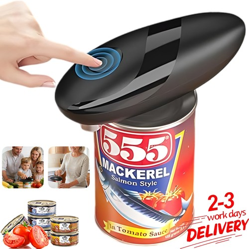Electric Tin Can Opener Automatic One Touch Battery Operated Cooks Kitchen Tool