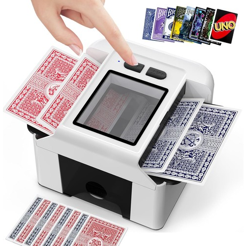 Automatic Cards Shuffler Sorter Casino Playing Poker One Two Deck Game Machine