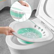 Portable Bidet, Toilet Seat, Plastic Tub, Sitting Bath - Elderly Disabled Travel