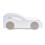 Atlantis Toddler Car Bed - White 4