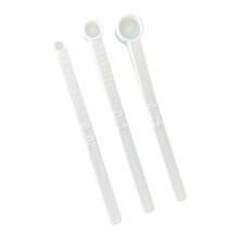 3Pieces Plastic Fish Feeder Scoops Dosing Spoon With Clear Scale