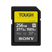 Sony SF-M Series TOUGH SDXC UHS-II V60 U3 256GB R277MB/s W150MB/s SF-M256T