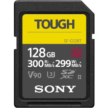 Sony SF-G Series TOUGH SDXC UHS-II V90 U3 128GB R300MB/s W299MB/s SF-G128T/T1