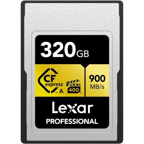 Lexar Lexar Professional GOLD CFexpress Type A Card 320GB LCAGOLD320G-RNENG