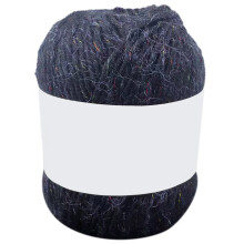 Strang-Wollgarn zum Handstricken und Häkeln, weich, warm-12 Ruß