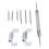 1 Pair Comprehensive 22mm Watch Band Adapter Connector-Silver 1
