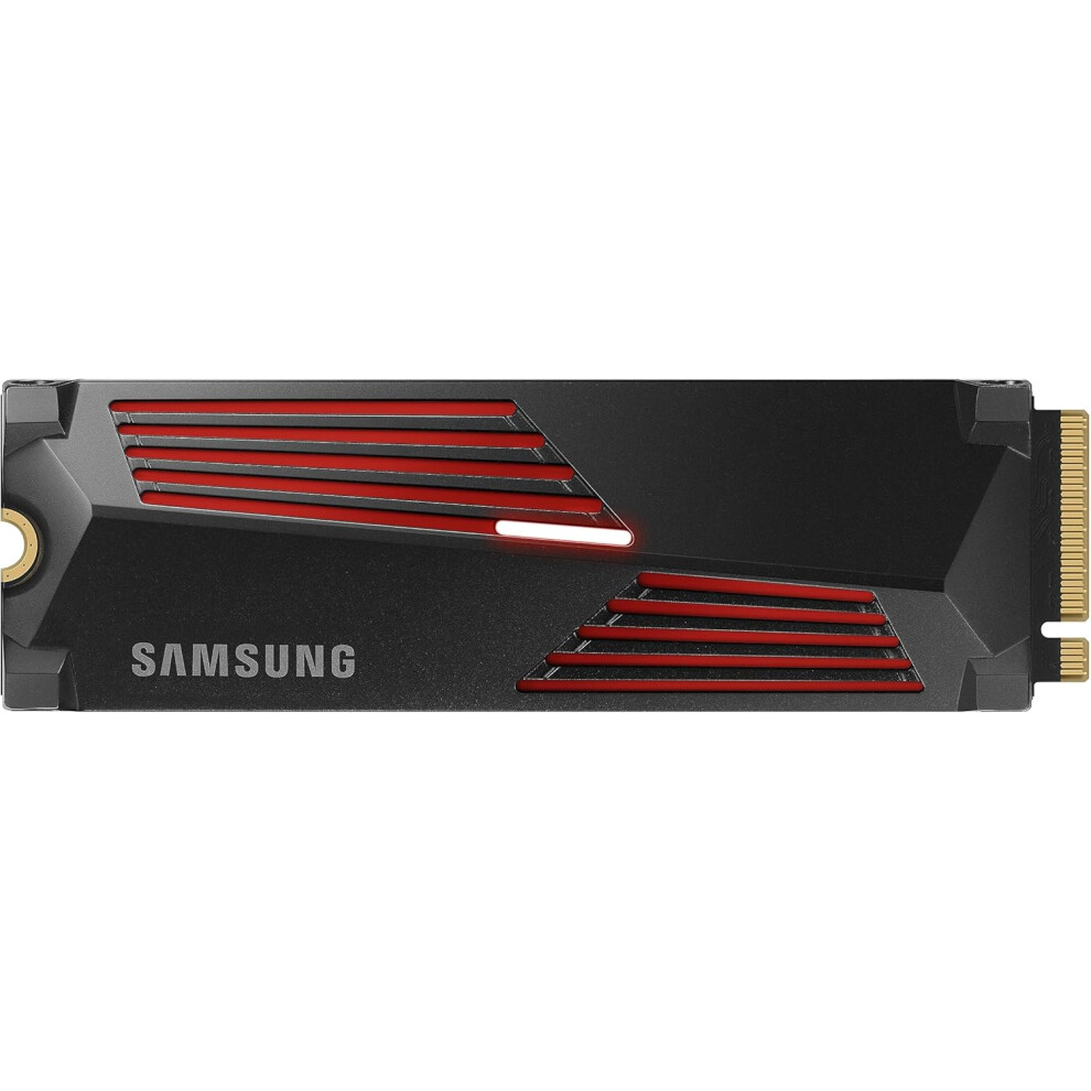 Photos - SSD Samsung 990 PRO M.2 2280 PCIe Gen 4x4 NVMe  4TB R7450MB/s W6900MB/s with Heatsink MZ-V9P4T0CW 