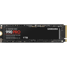 Samsung 990 PRO M.2 2280 PCIe Gen 4x4 NVMe SSD 1TB R7450MB/s W6900MB/s MZ-V9P1T0BW