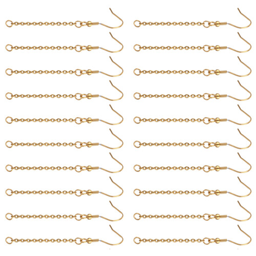 Practical Jewelry Adjuster Assorted Lengths Tail Extender-Gold