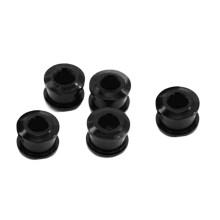 Boulons de plateau de vélo, 5 pièces, accessoires de-Noir 4,9MM