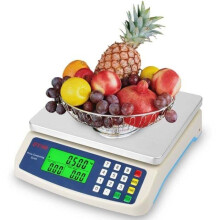 Elektronische Präzisionswaage (30 kg/1 g), Preisberechnung, Tara- und Zählfunktion für Küche und Gewerbe
