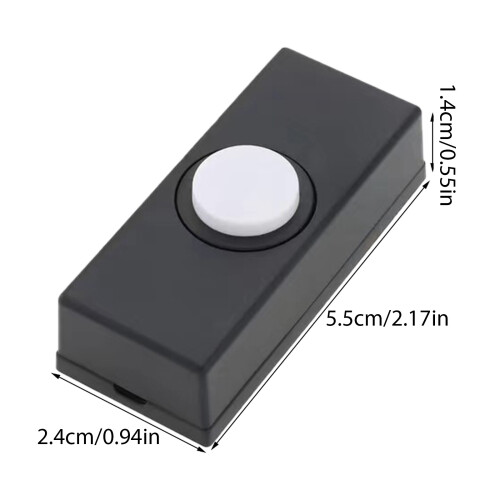 Câblage des boutons poussoirs de sonnette de porte,-Noir 1