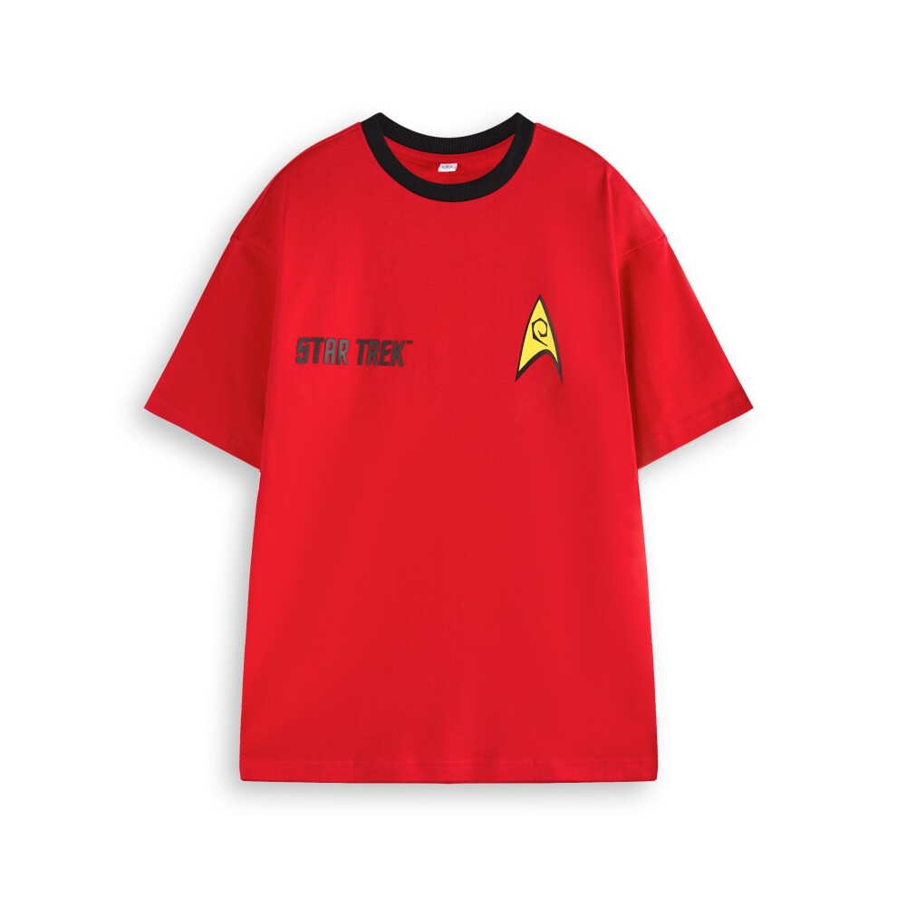 Star Trek (Xx-Large) Short Sleeved T-Shirt (Mens Red)
