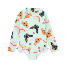 (3-4 Years) Bing Bunny 1 Piece Swimming Costume (Girls Blue)