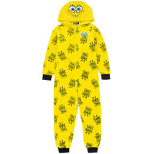 (7-8 Years) SpongeBob SquarePants Onesie (Unisex Kids Yellow)