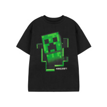 (5-6 Years) Minecraft Short Sleeved T-Shirt (Boys Black)