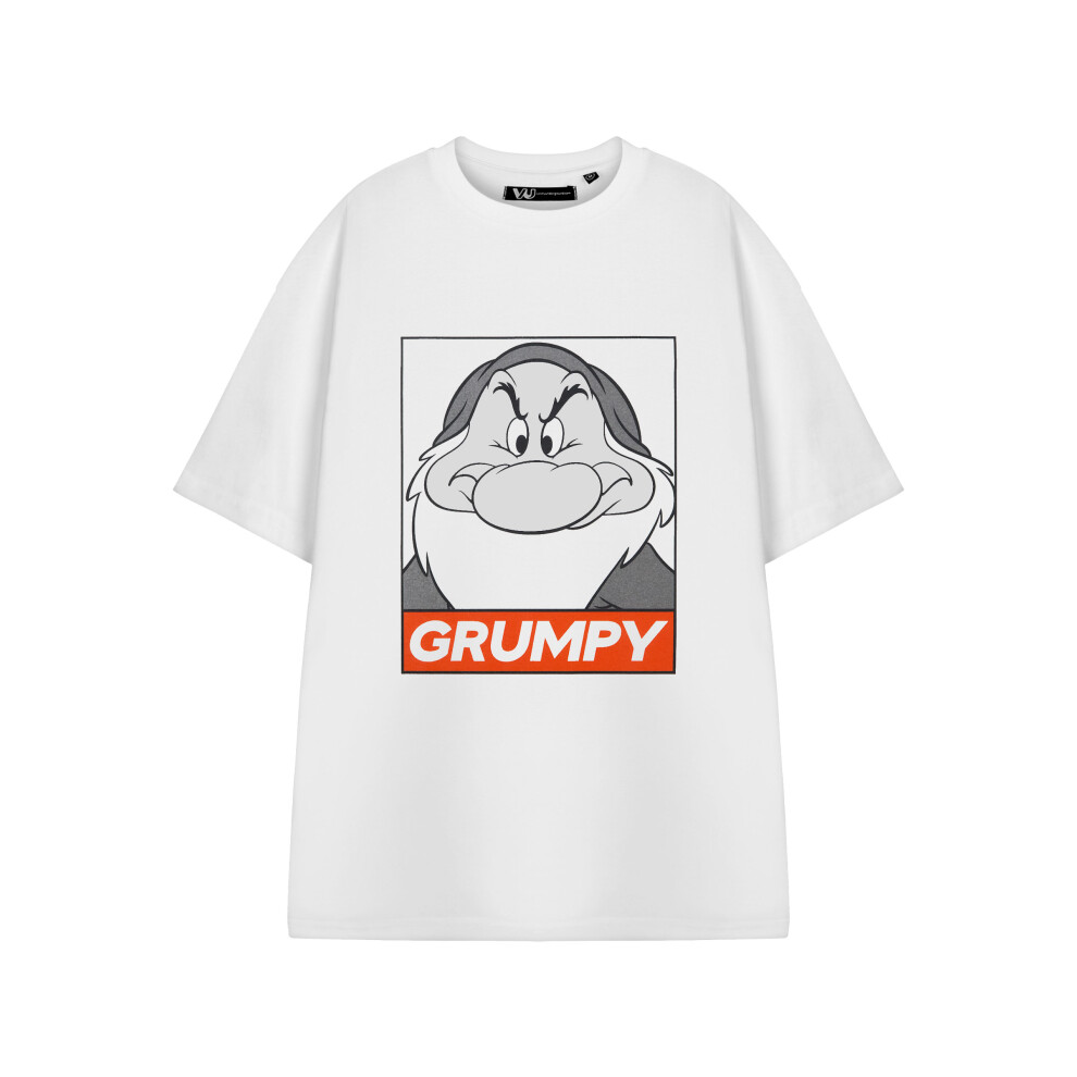 Disney (Xx-Large) Snow White & The Seven Dwarfs Short Sleeved T-Shirt (Mens White)