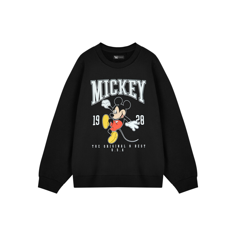 Disney (X-Large) Sweatshirt (Womens Black)