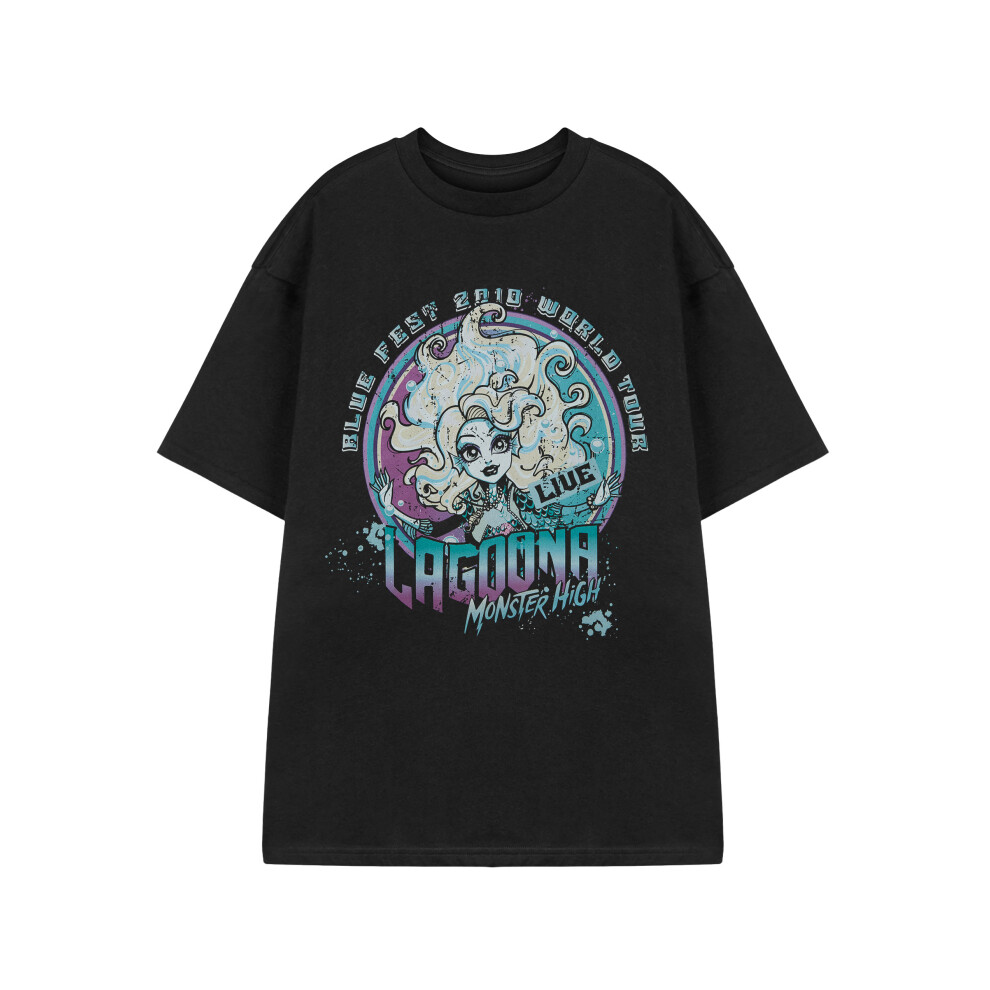 Monster High (Medium) Short Sleeved T-Shirt (Womens Black)