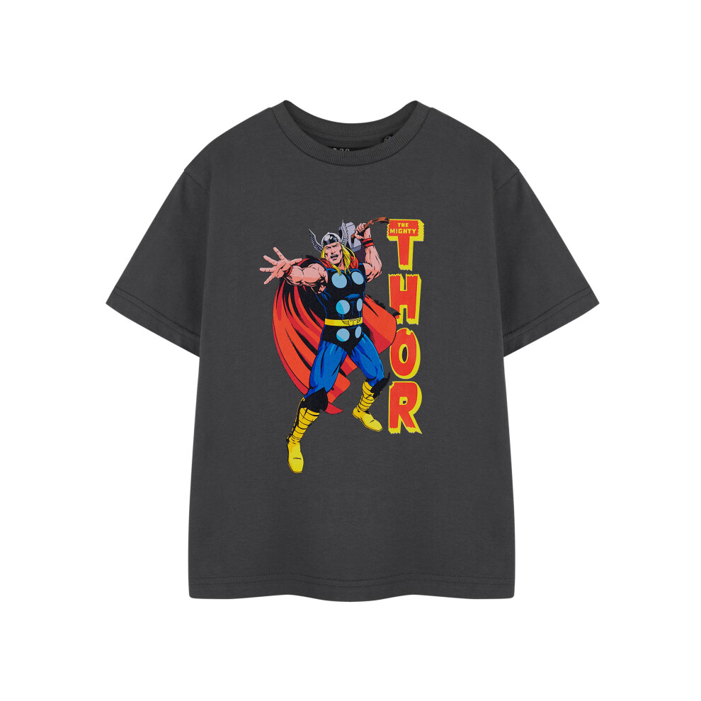 Marvel (3-4 Years) Short Sleeved T-Shirt (Boys Grey)
