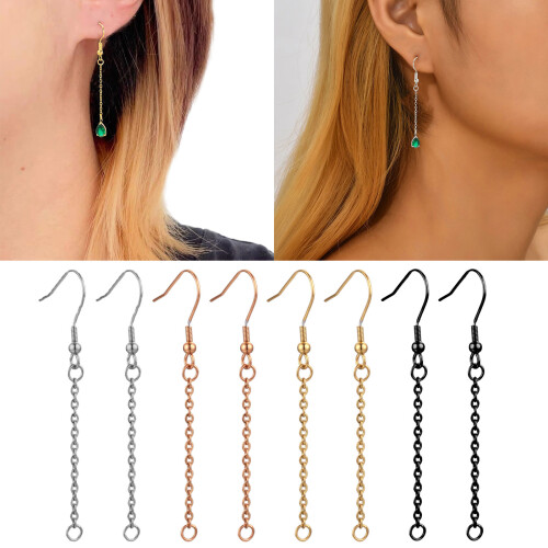 20Piece Chain Extender Set Extension Tail Chain Charm-Rose gold 2