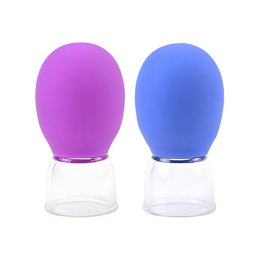 Ventouses en plastique et Silicone, ventouses de Massage-Violet 2