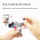 (Red-Blue-White) DJI Mini 4 Pro Quick Release Propellers - Replacement Paddles 6