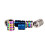 Lanyards Beads Cylindrical Parachutes Cord Beads-Silver small 5