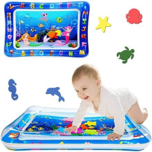 Opblaasbare babywatermat, babywatermat, babywaterspeelmat, babywaterspeelmat, 66 x 50 cm