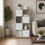Charles Jacobs (4 White Drawers) Charles Jacobs Grey 8 Cube Open Book Shelf Storage Unit 2