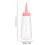 Bouteille applicateur de cheveux à pression douce de 120ml,-Rose 4