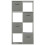 Charles Jacobs (4 Grey Drawers) Charles Jacobs Grey 8 Cube Open Book Shelf Storage Unit 3