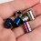 Lanyards Beads Cylindrical Parachutes Cord Beads-Silver small 6