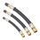 Extension de valves de pneu flexible avec joint sécurisé-100mm 2