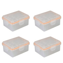 4X for  ILCE-9 A7M3 A7R3 A9 7RM3 Camera NPFZ100 Battery Plastic Holder Case Battery Storage Box