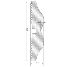 8PCS Amplifier Speaker Feet Spikes Pads Replacement Speakers Amplifier Recorder Feet Pad Silver