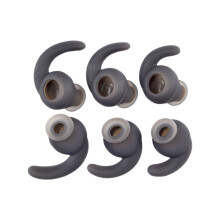 Premium Replacement Earbud 6Pcs Ear Tip for Corded Ear-Black