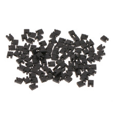 100 Pcs 2.54mm Standard Jumper Blocks Caps For Hard Drive CD DVD