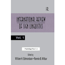International Review of Sign Linguistics Volume 1 Paperback Book