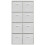 Charles Jacobs (8 White Drawers) Charles Jacobs Grey 8 Cube Open Book Shelf Storage Unit 3