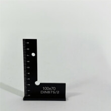 Woodworking 90 Degree Right Angle Square Ruler with Stand - Measuring Tool 100x70